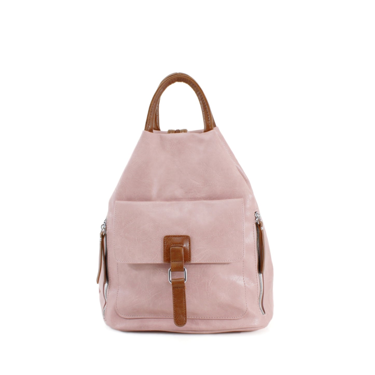 Grab Handle With Front Zipped Pocket Backpack