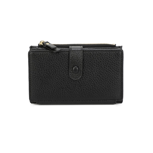 RFID Protection Medium Purse with front Button