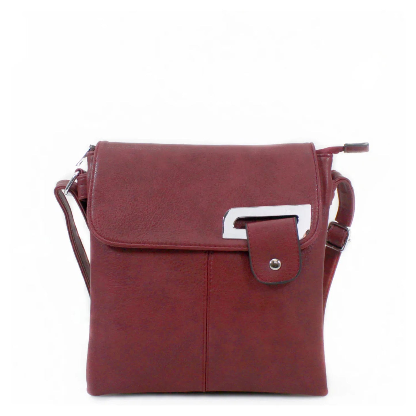 Buckle Across Body Messenger Bag