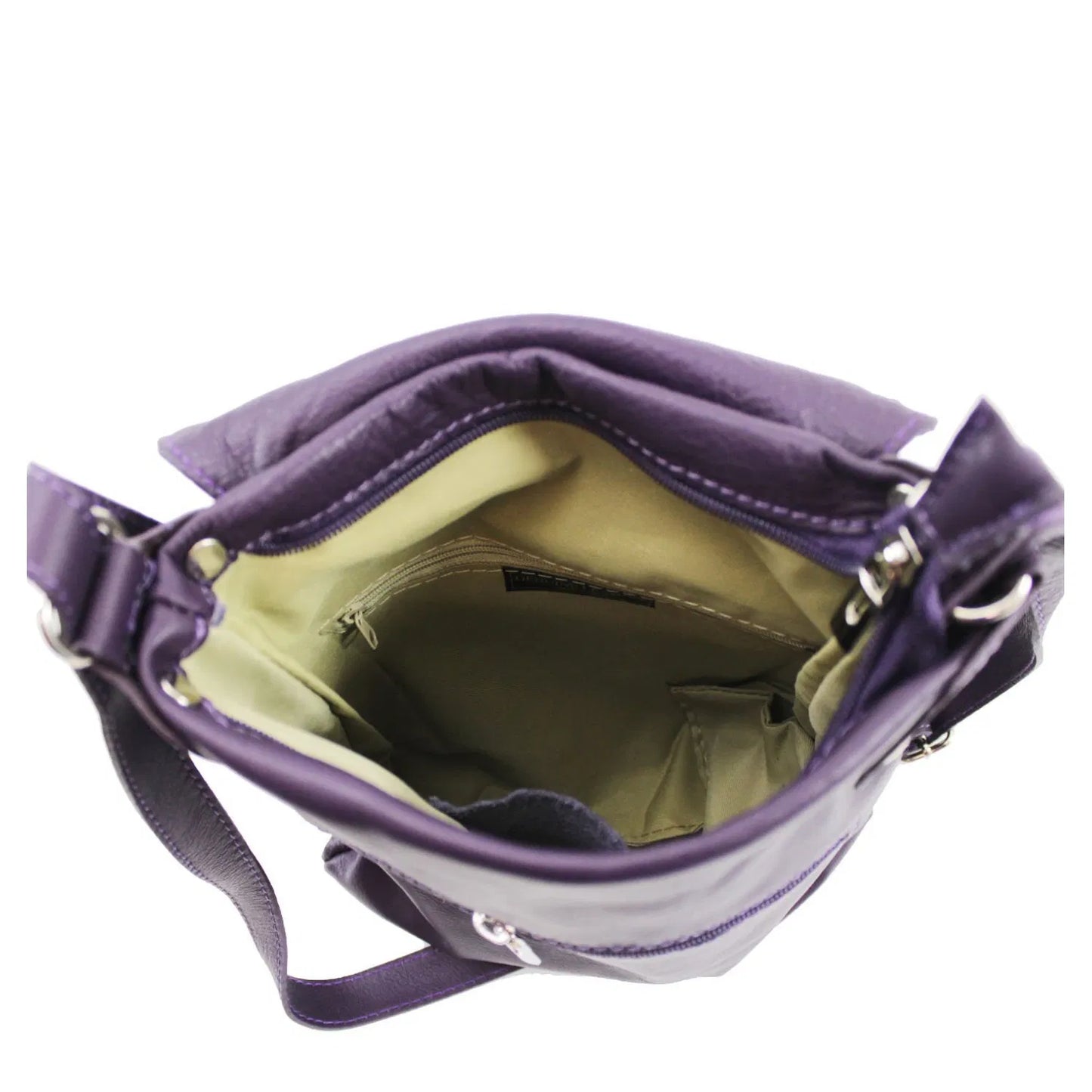 Real Leather Crossbody Bag