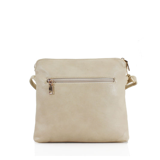 Tassel Crossbody Bag With Front Zipped Pocket