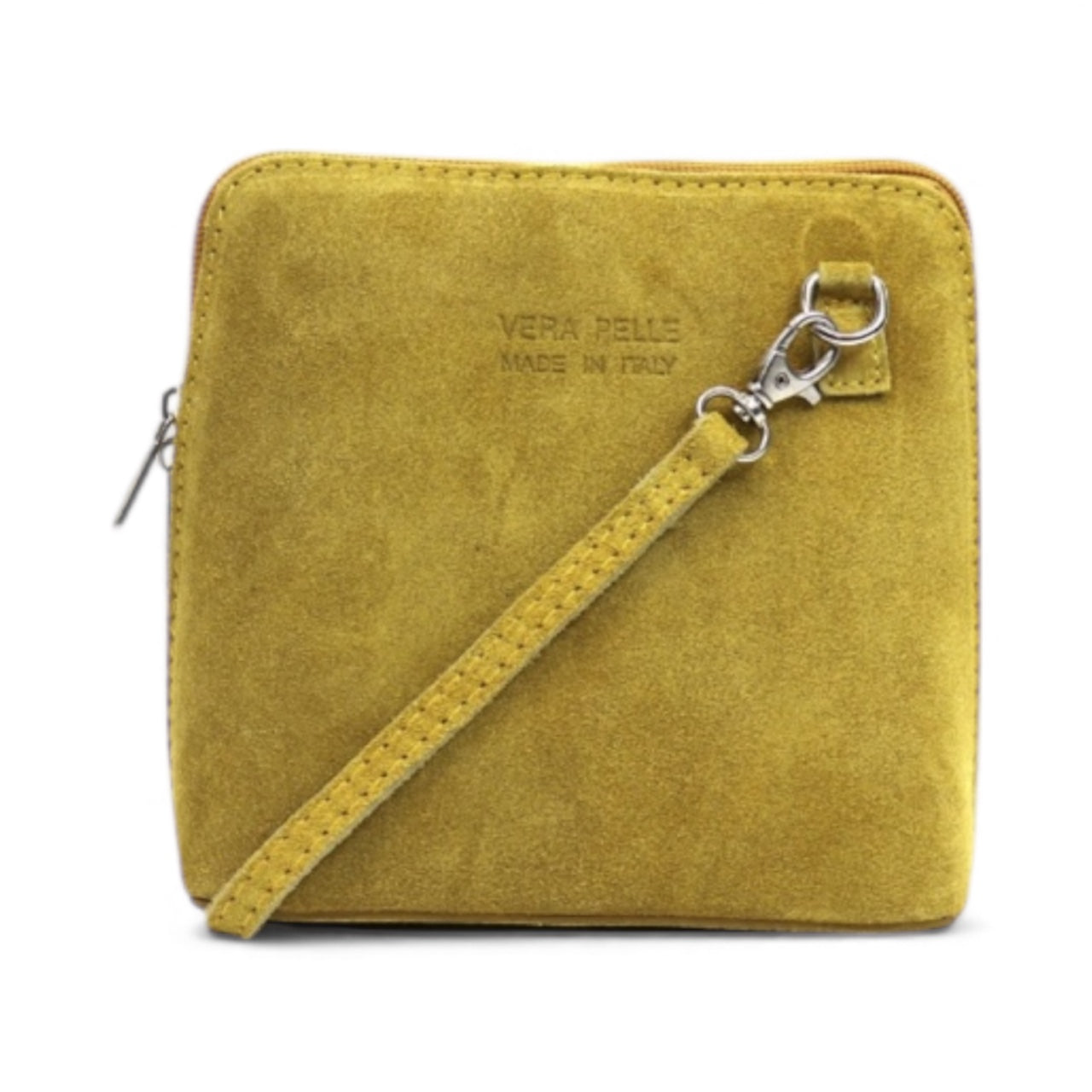 Suede Crossbody Small Leather Bag