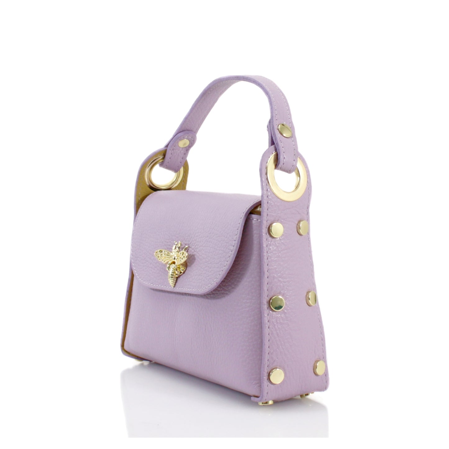 Real Leather Mini Bee Bag