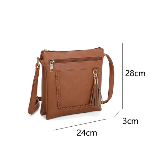 Side Tassel Crossbody Bags