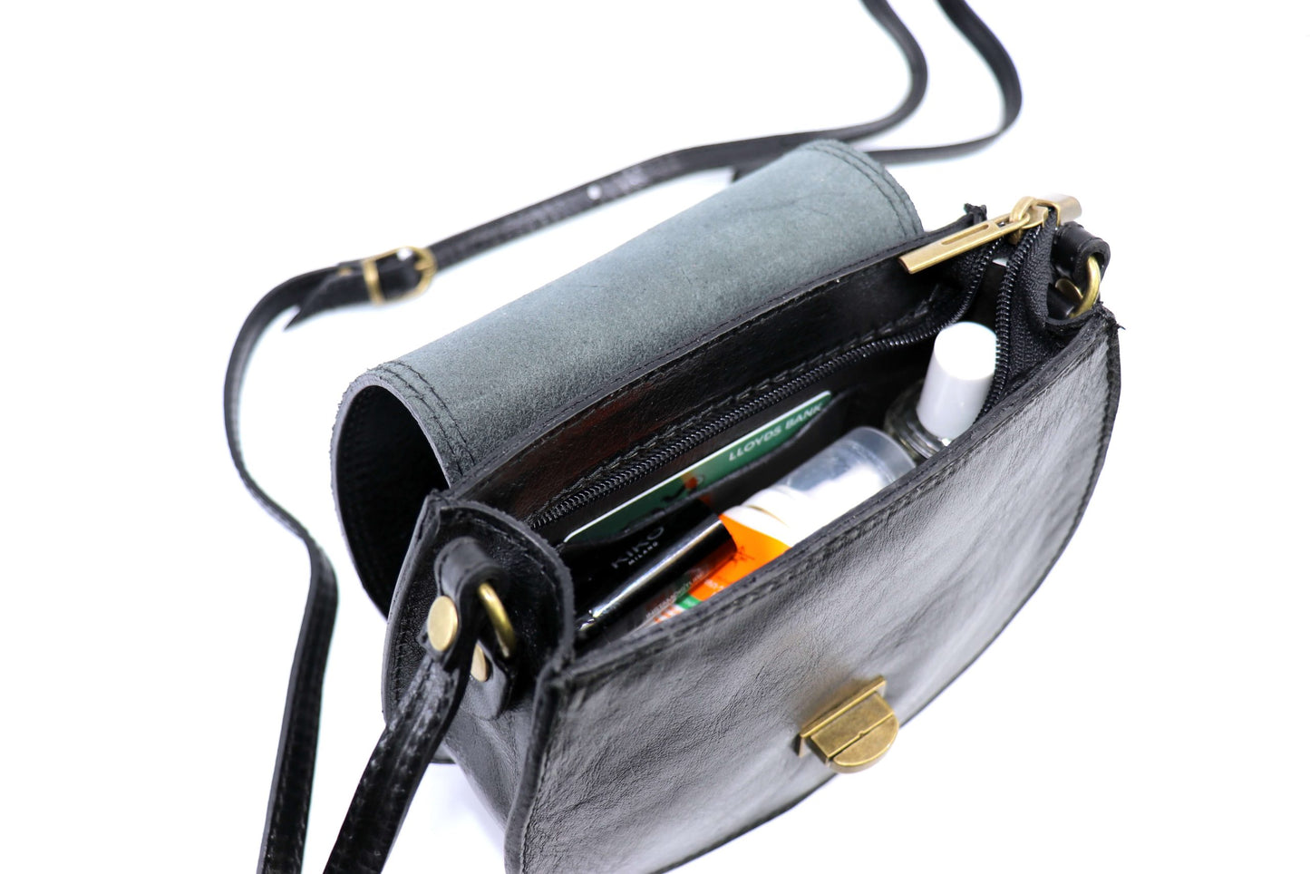 Real Leather Small Crossbody Bag