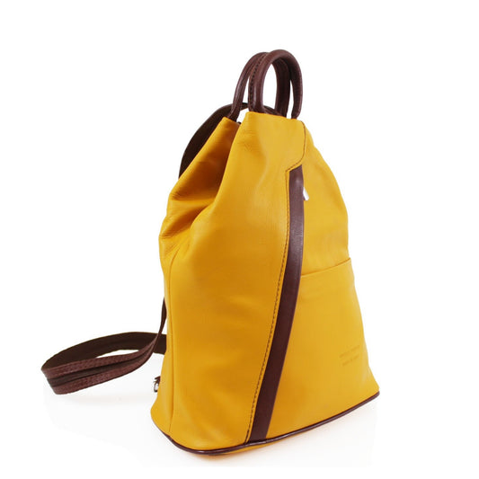 Real Soft Leather Ladies Women Medium Size Backpack