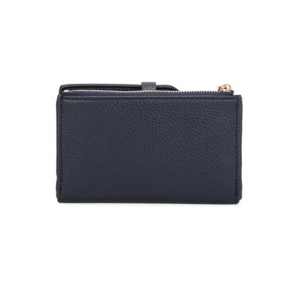 Unisex RFID Protection Medium Purse with ID Slot Zipped Wallet