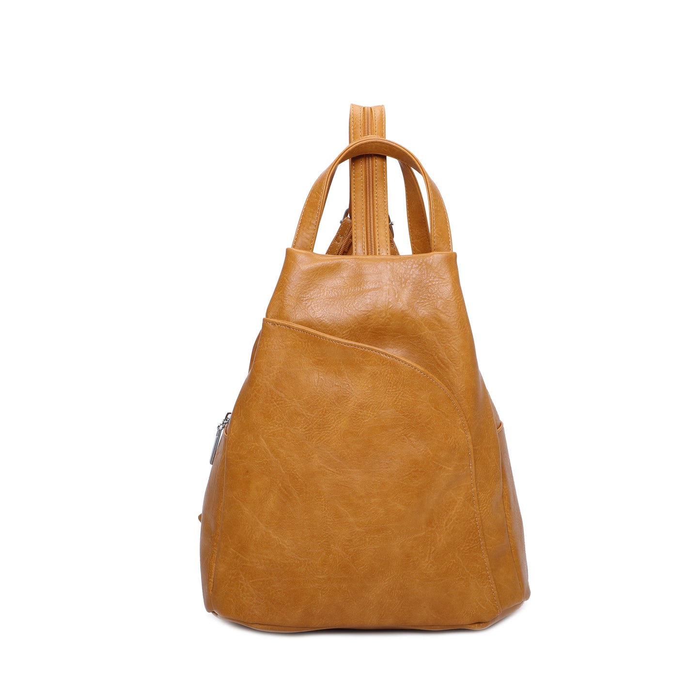 Top zipper fastening Backpack With Top Handle