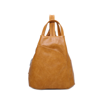 Top zipper fastening Backpack With Top Handle