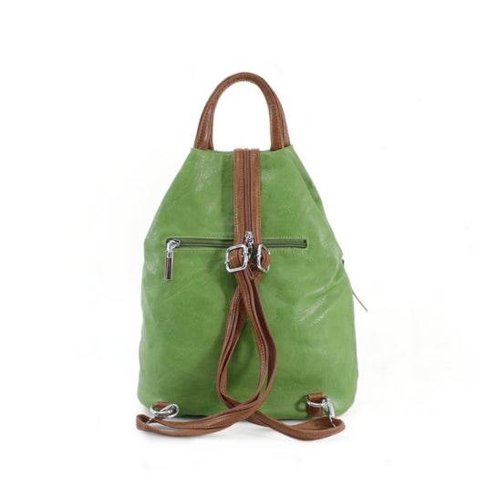 Grab Handle With Front Zipped Pocket Backpack