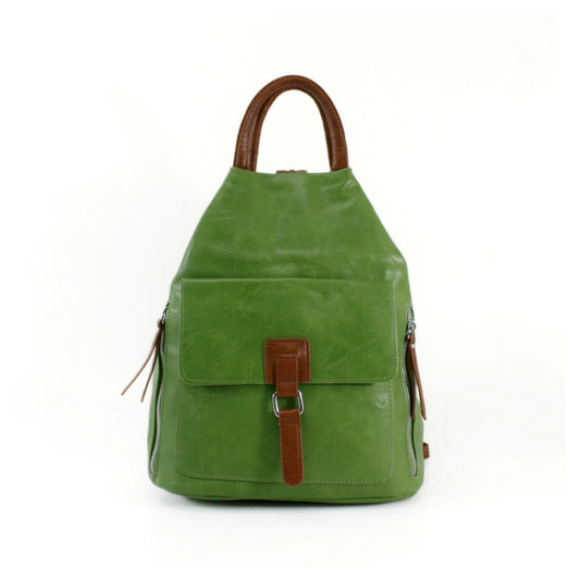 Grab Handle With Front Zipped Pocket Backpack