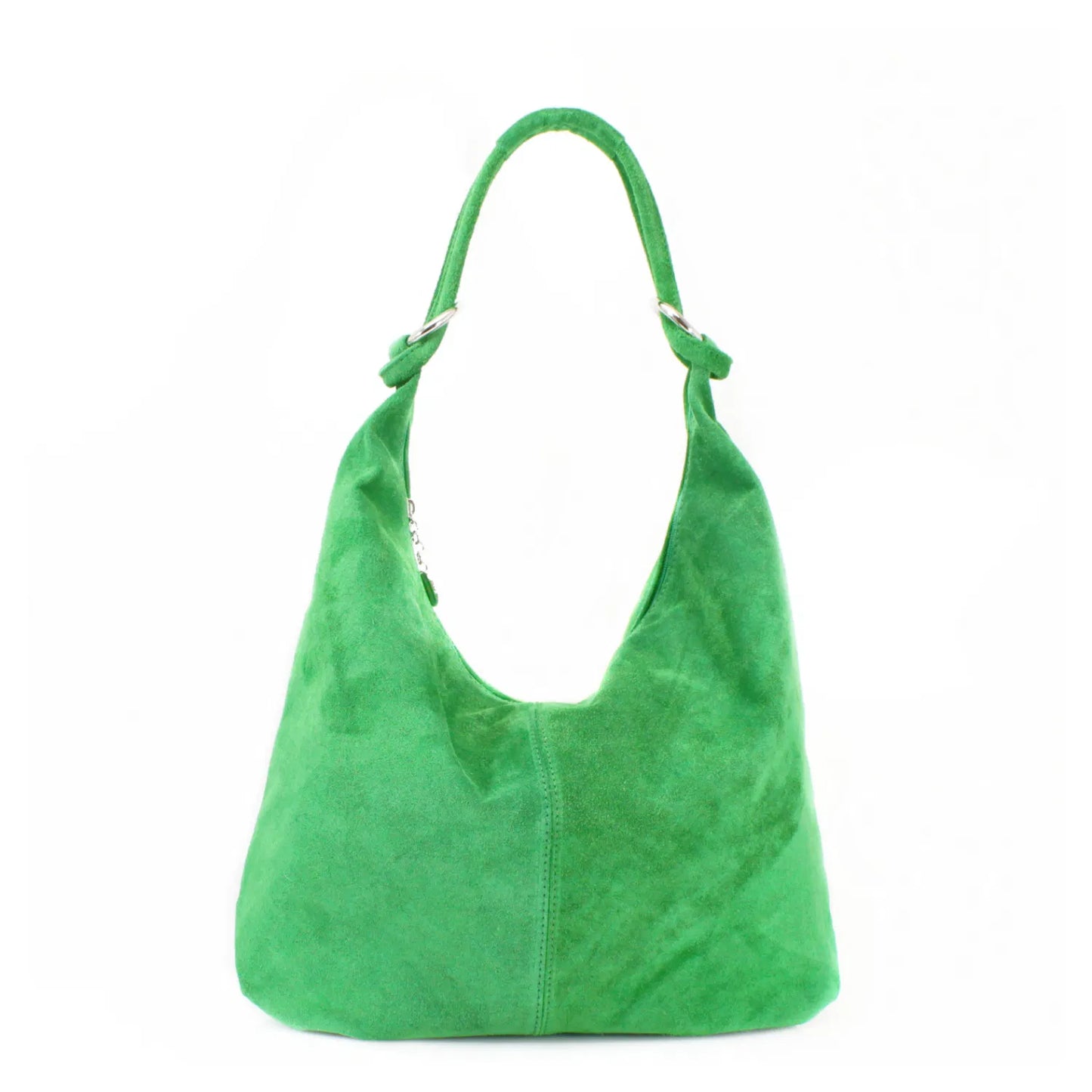 Real Suede Leather Shoulder Oversize Hobo bag