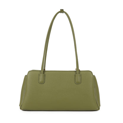 Medium Long Shoulder Handle Handbag with Bag Charm