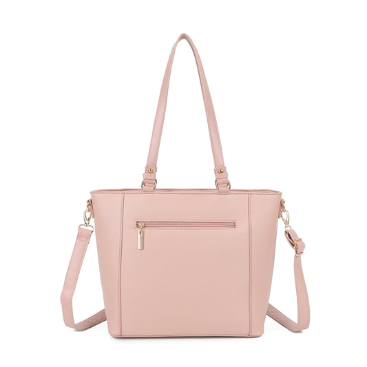 Front Zipped Shoulder Handbag