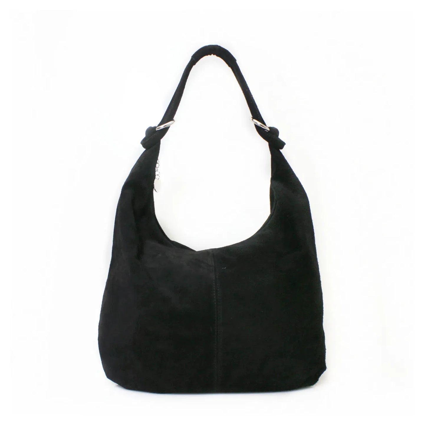Real Suede Leather Shoulder Oversize Hobo bag