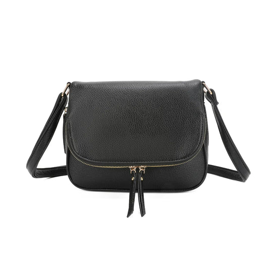 Front Zip Crossbody Bag