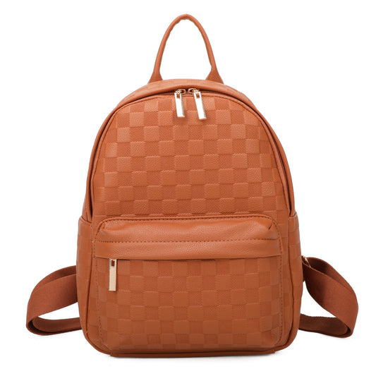 Checkered Backpack