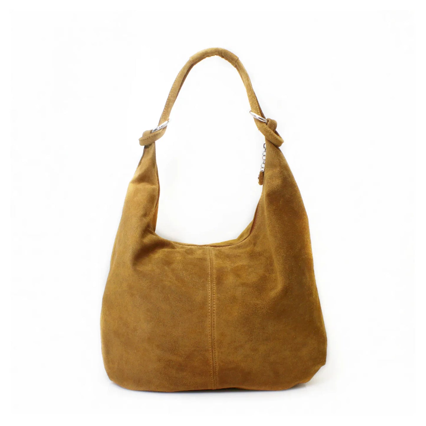 Real Suede Leather Shoulder Oversize Hobo bag