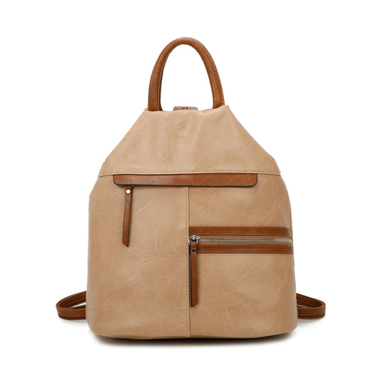 Grab Handle with Front Zip Backpack