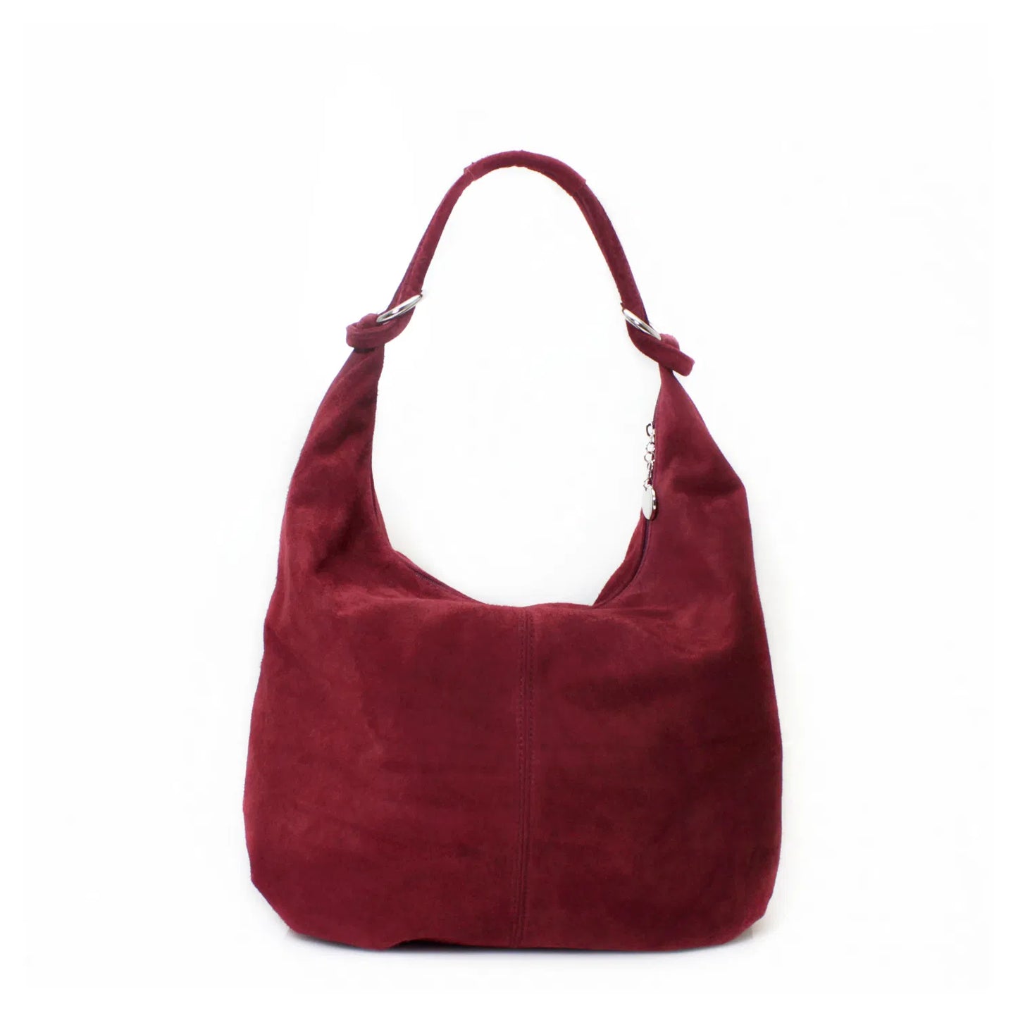 Real Suede Leather Shoulder Oversize Hobo bag