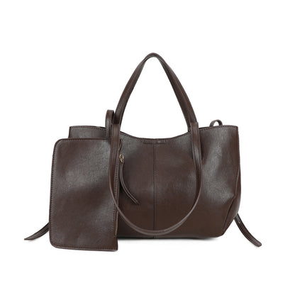 Long and Short Handle Shoulder Bag with Purse