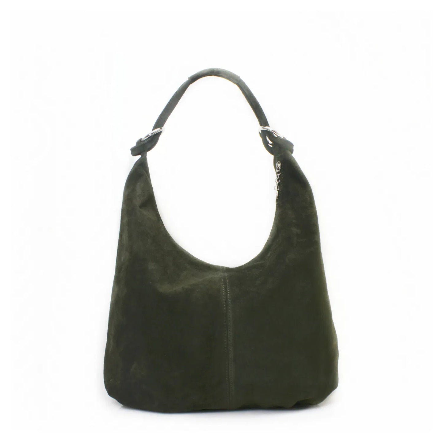 Real Suede Leather Shoulder Oversize Hobo bag