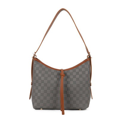 Molly Checkered Shoulder Bag