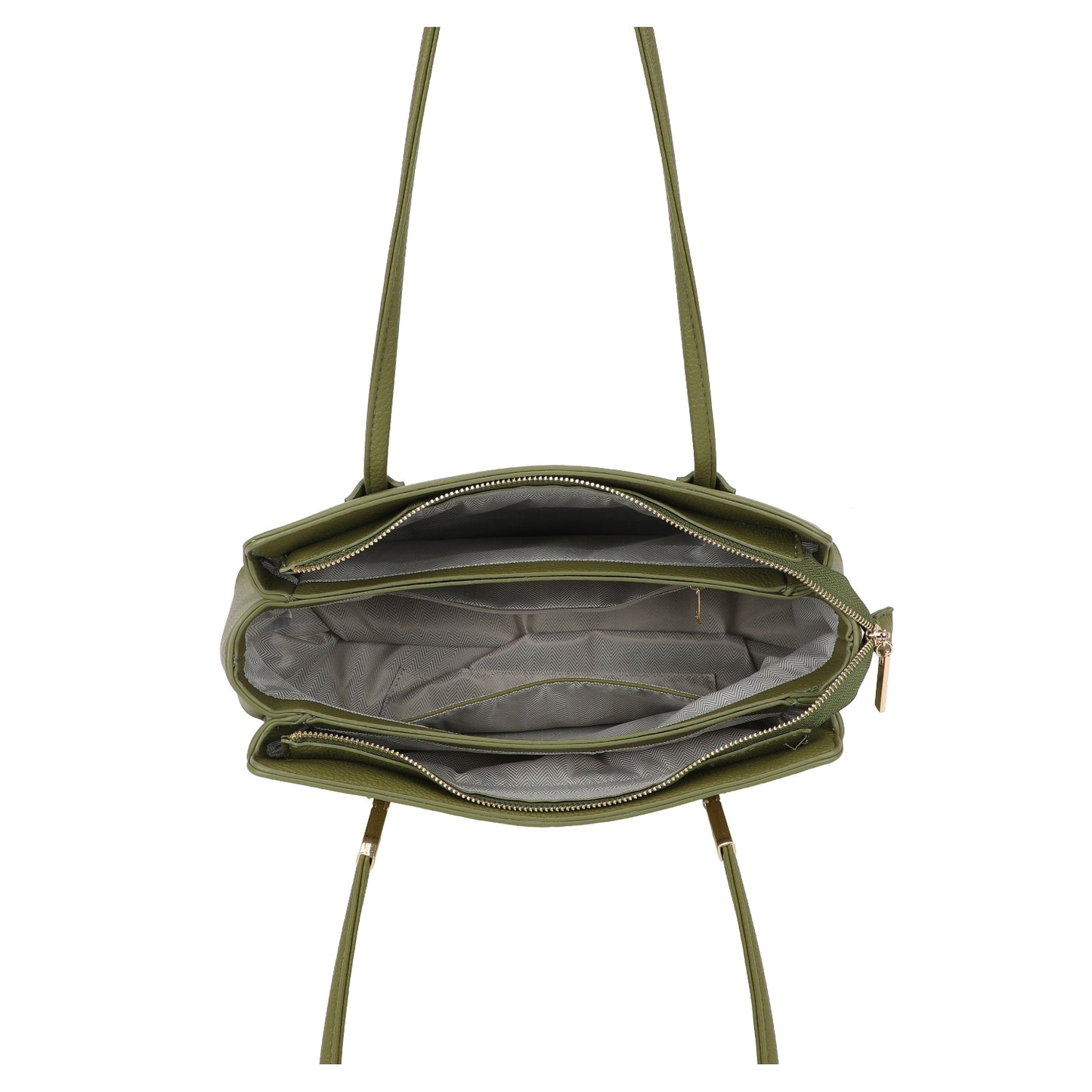 Medium Long Shoulder Handle Handbag with Bag Charm