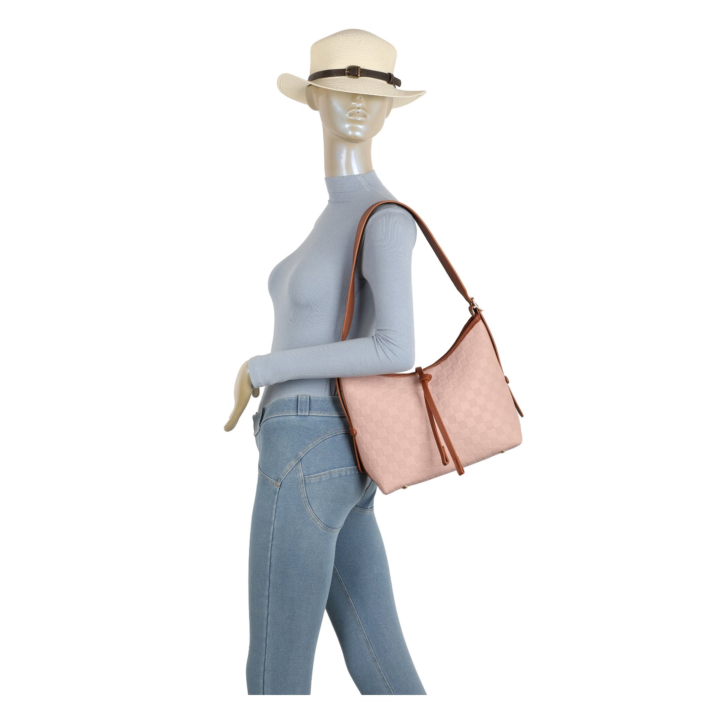 Molly Checkered Shoulder Bag