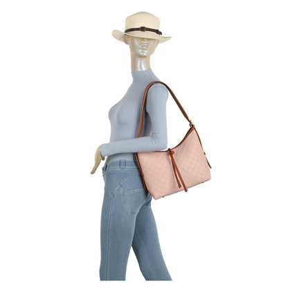 Molly Checkered Shoulder Bag