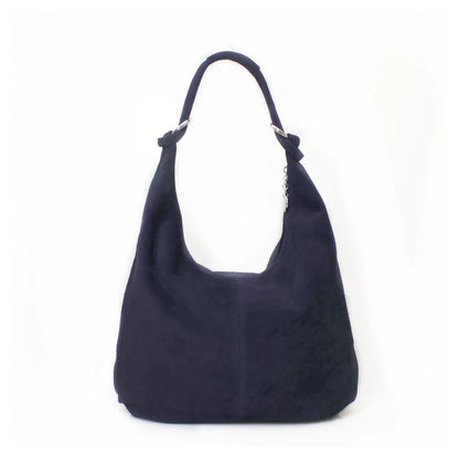 Real Suede Leather Shoulder Oversize Hobo bag