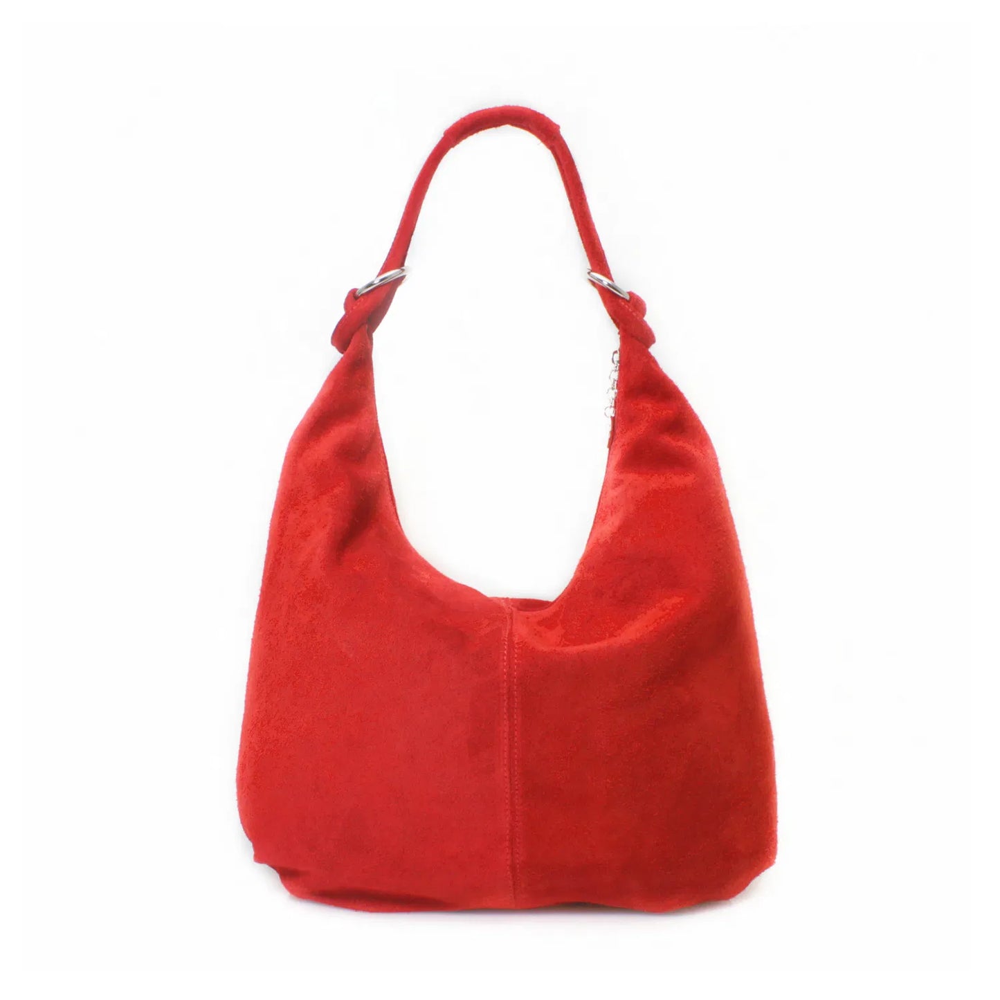 Real Suede Leather Shoulder Oversize Hobo bag