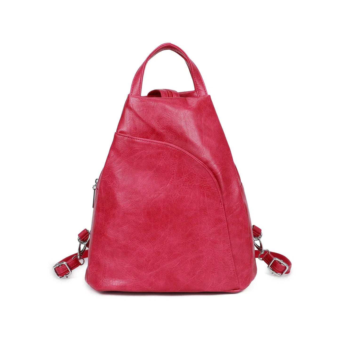 Top zipper fastening Backpack With Top Handle