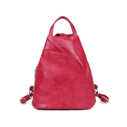 Top zipper fastening Backpack With Top Handle