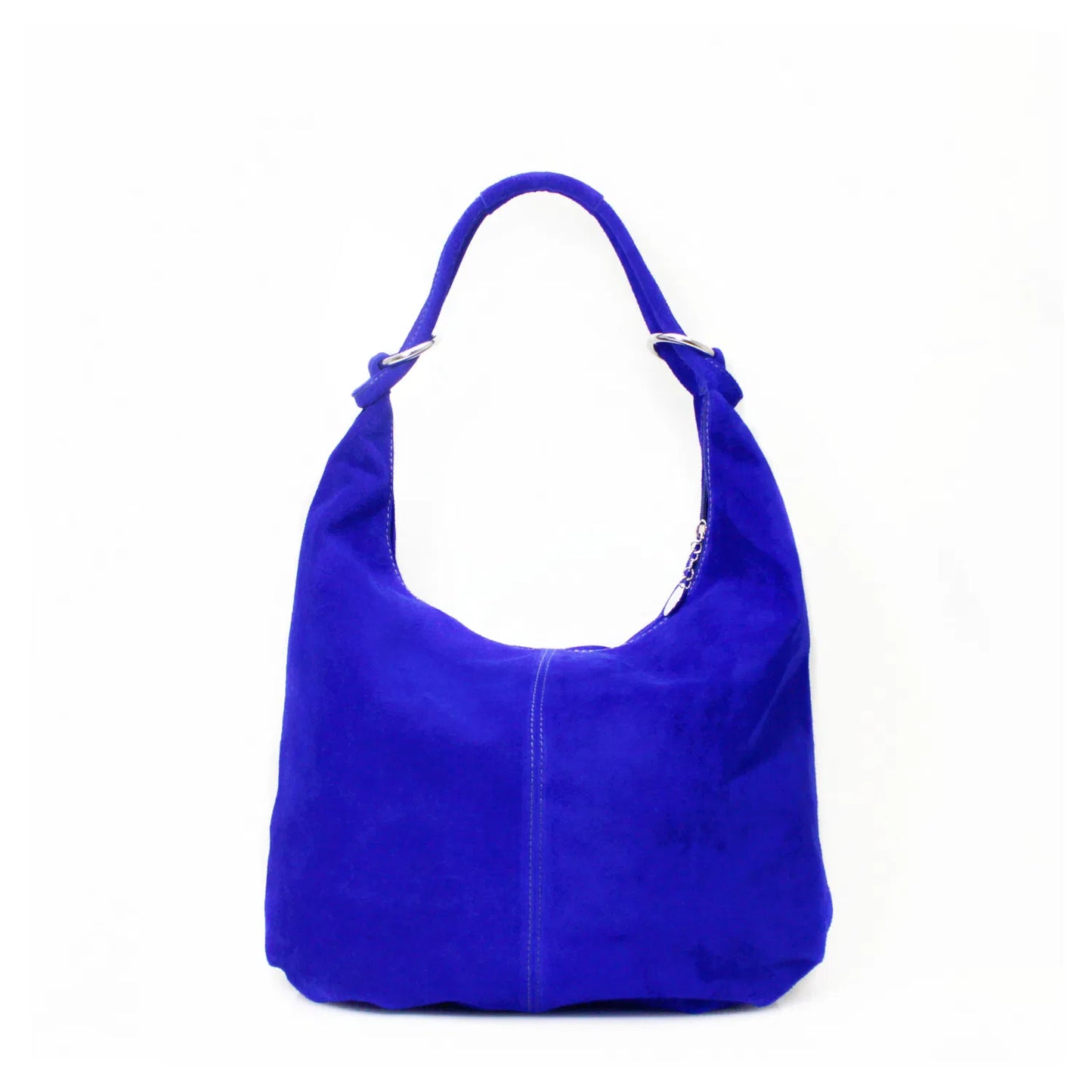Real Suede Leather Shoulder Oversize Hobo bag