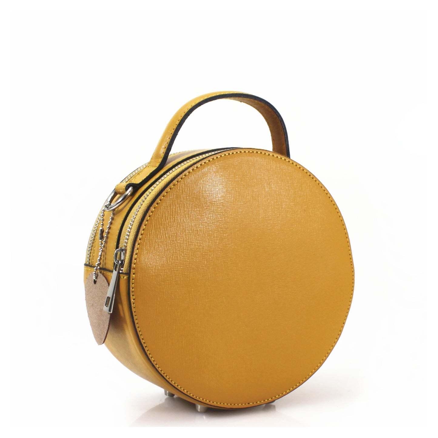 Real Leather Sphere Grab Bag