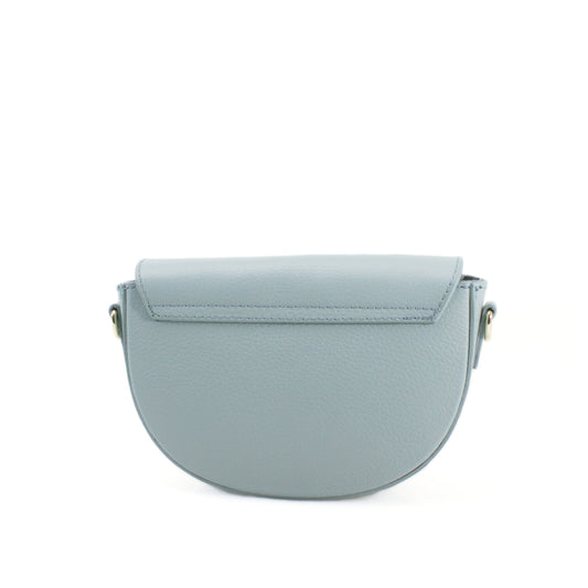 Half-Sphere Real Leather Crossbody Bag