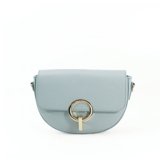 Half-Sphere Real Leather Crossbody Bag